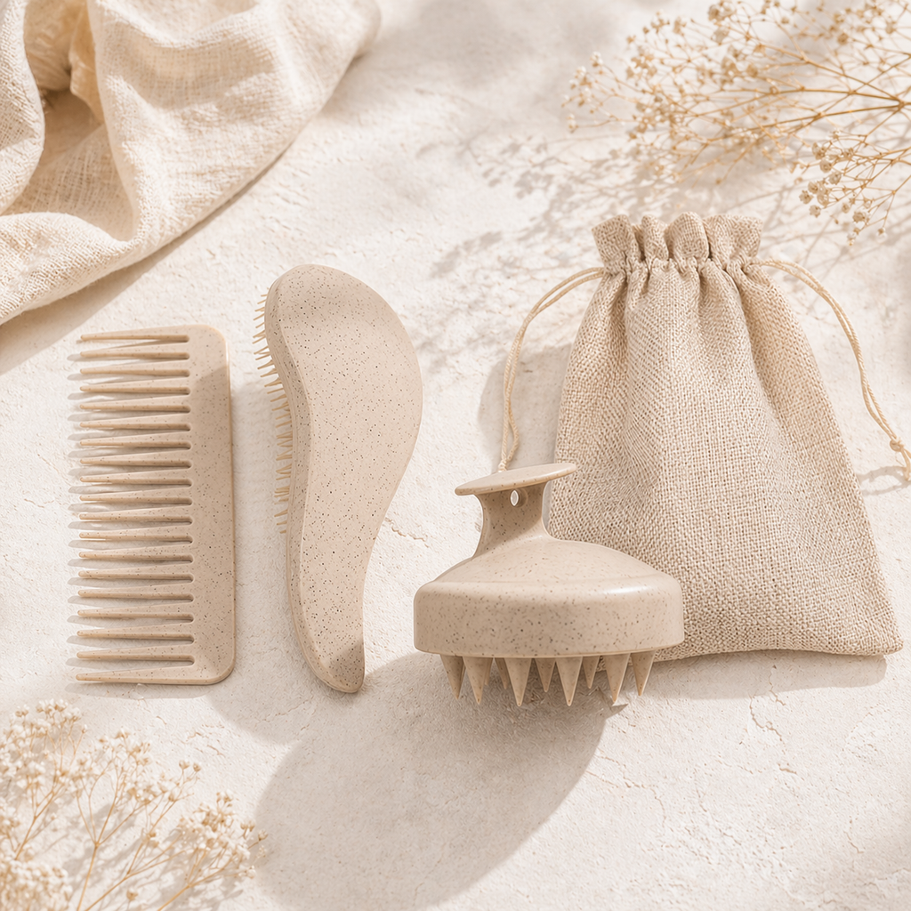 Eco-Friendly Scalp Massager Gift Set